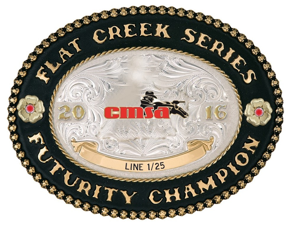 "Great Falls" Title Lettering Trophy Buckle 2110B