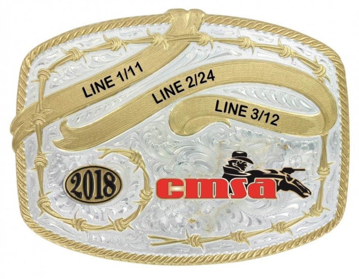 "Cole" Trophy Buckle 33310YG