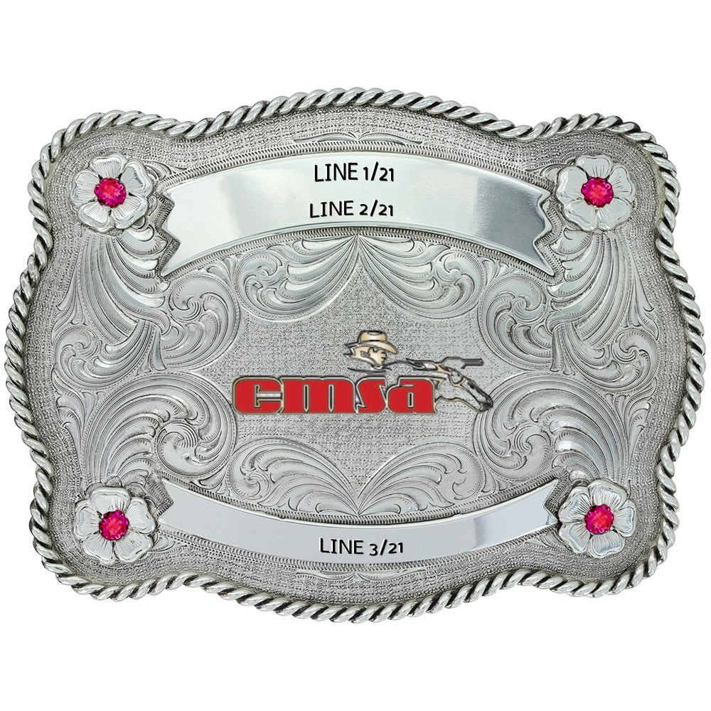 "Fort Benton" Antiqued Buckle 3613RTS