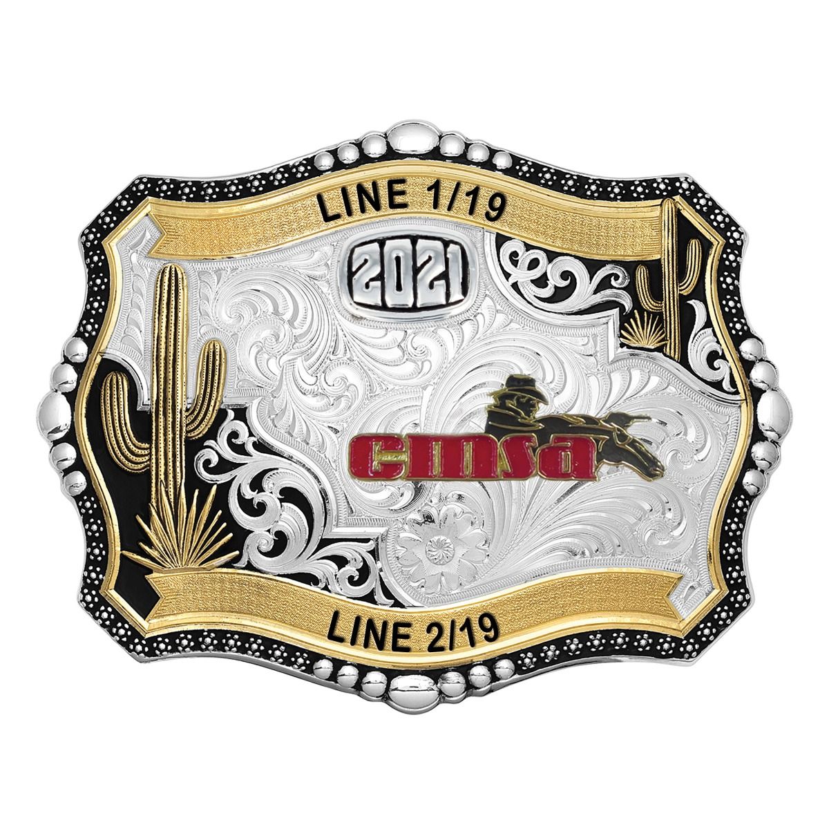 "Desert Showdown" Trophy Buckle 42712