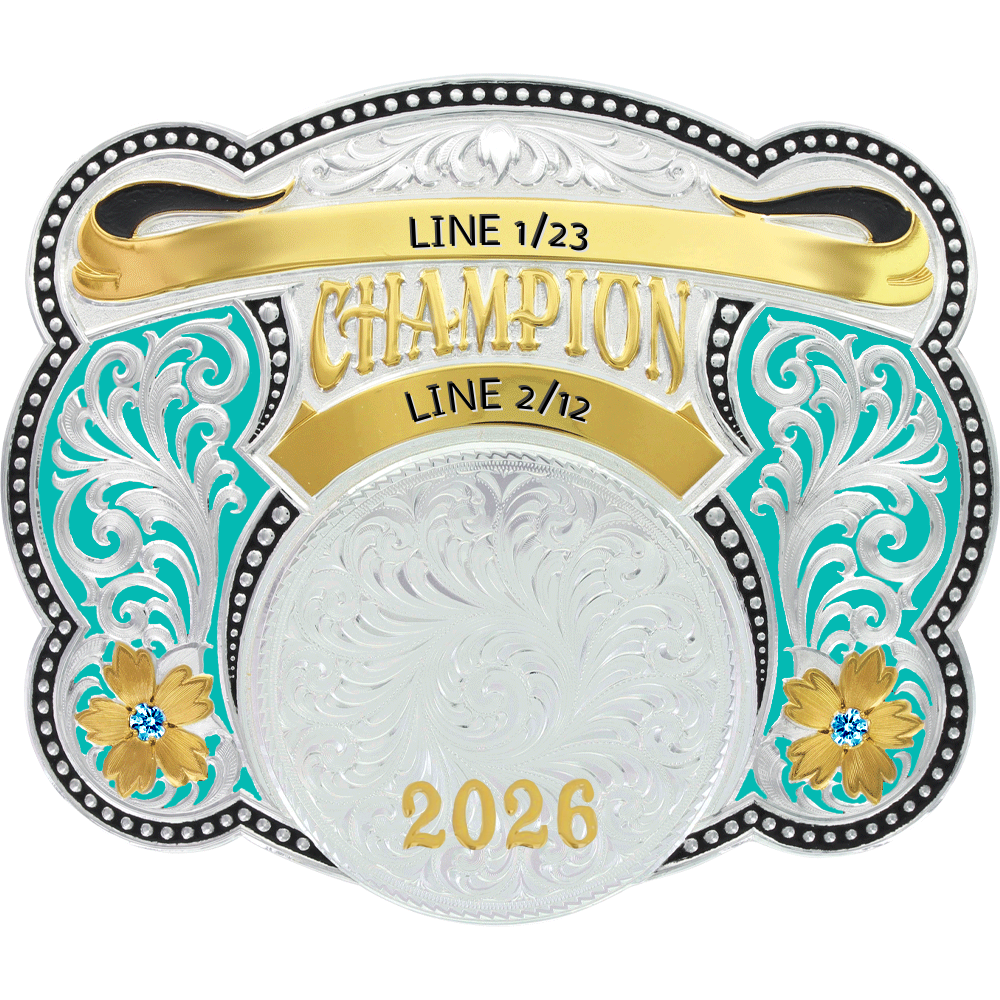 "Iron Mountain" Regional Champion Buckle